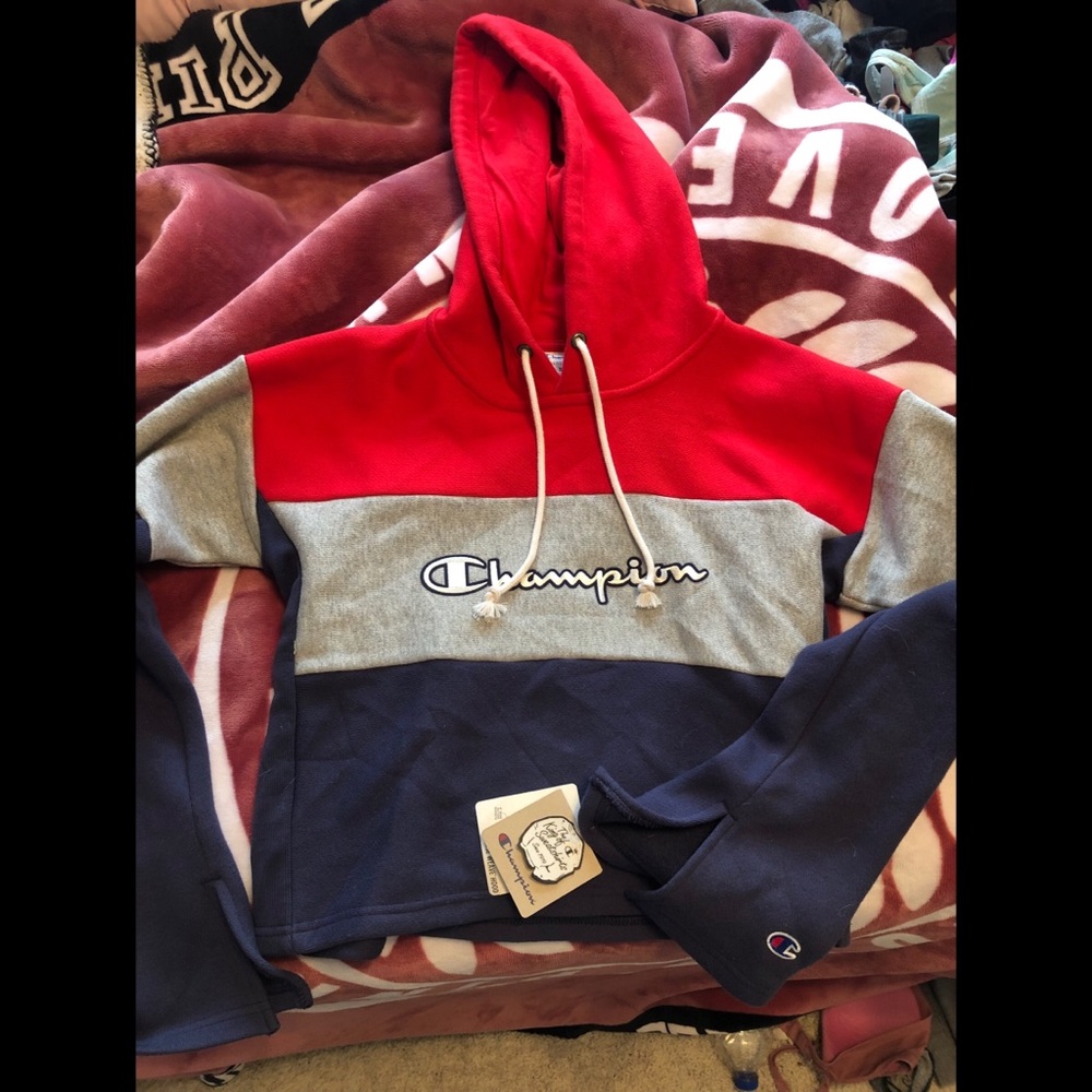 Champion reverse weave hoodie (crop) size x-small